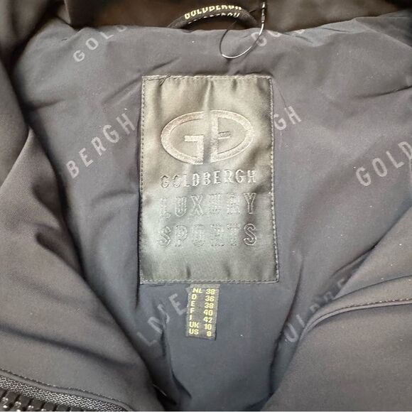 Goldbergh Elegante Belt Ski Jacket Soft Shell Insulated Coat Hooded US 8 NWT - Picture 6 of 11